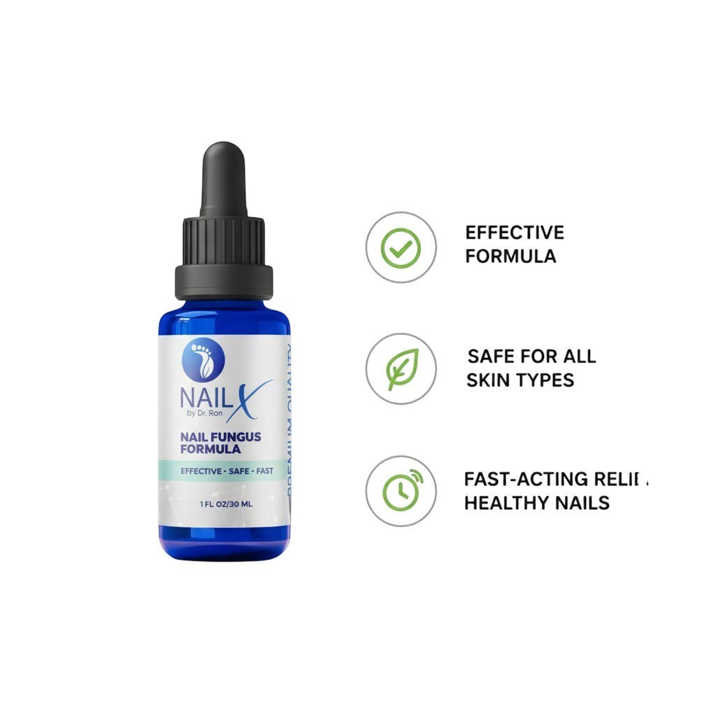 NailX Topical Nail Solution – Repair for Discolored, Damaged & Fungal-Prone Nails by Foot Butter by Dr Ron