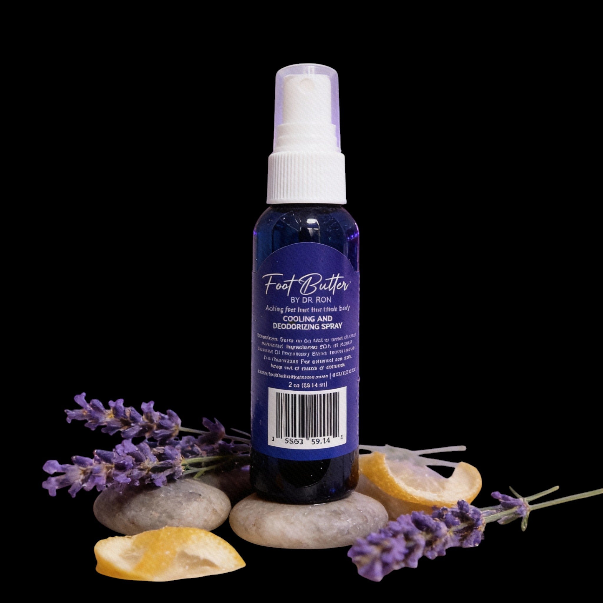 Lavender Cooling & Deodorizing Foot Spray – 2 oz Freshness & Odor Control by Foot Butter by Dr Ron