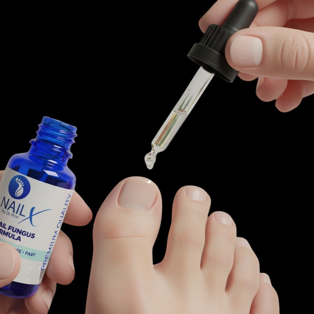 NailX Topical Nail Solution – Repair for Discolored, Damaged & Fungal-Prone Nails by Foot Butter by Dr Ron