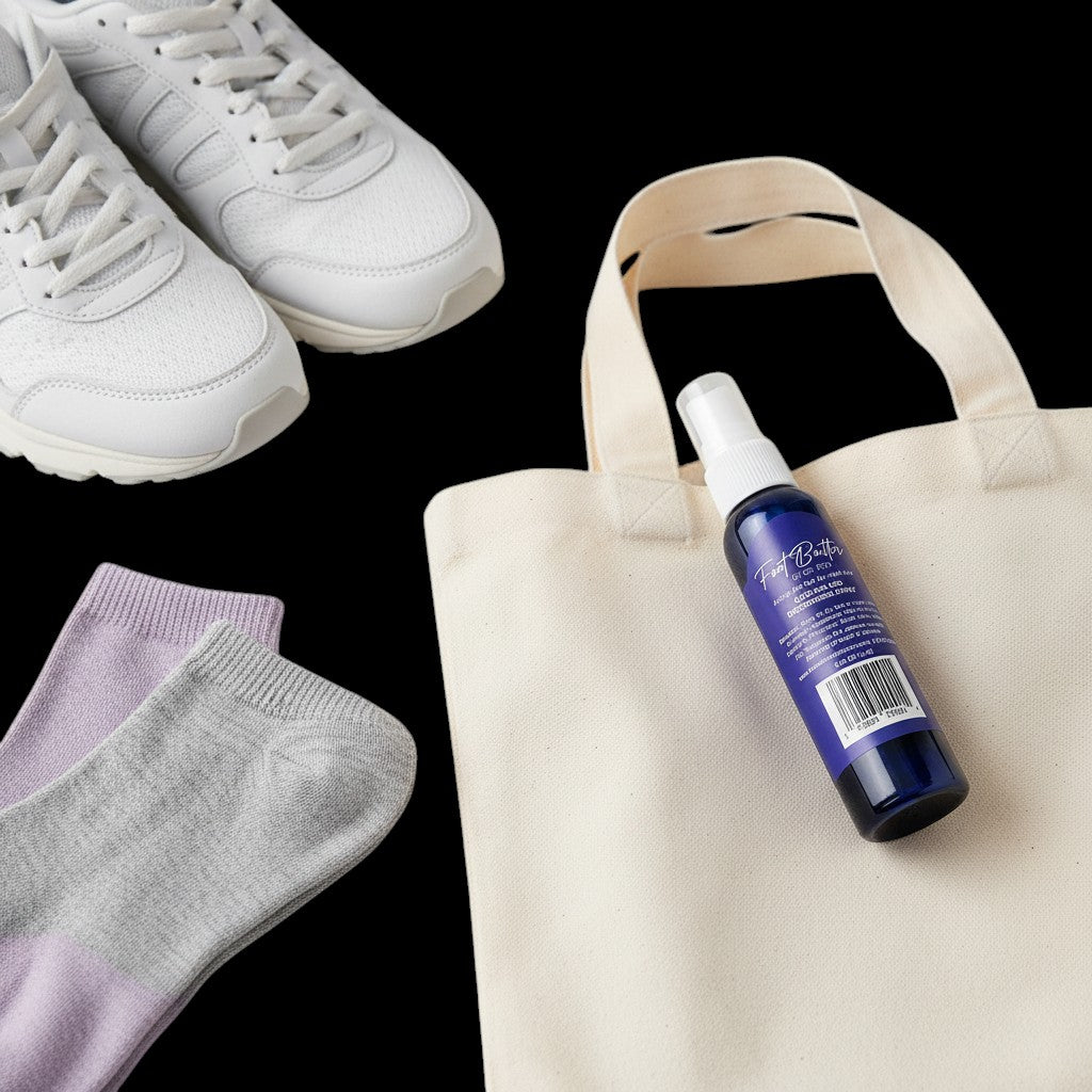 Lavender Cooling & Deodorizing Foot Spray – 2 oz Freshness & Odor Control by Foot Butter by Dr Ron
