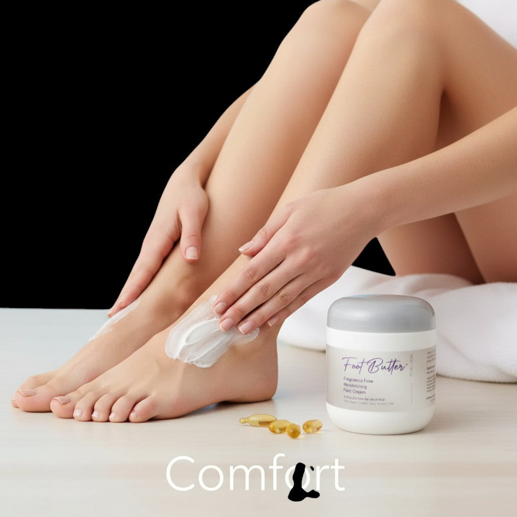 Fragrance-Free Foot Butter Massage Cream – Deep Moisture for Dry, Sensitive Feet by Foot Butter by Dr Ron