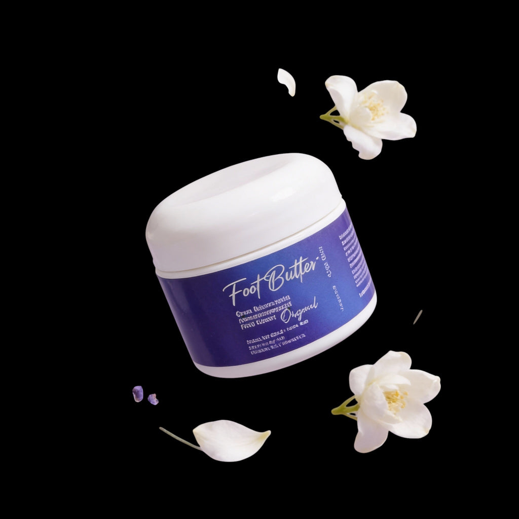 Lavender Jasmine Foot Butter Cream 1 oz – Travel Size Deep Moisture by Foot Butter by Dr Ron