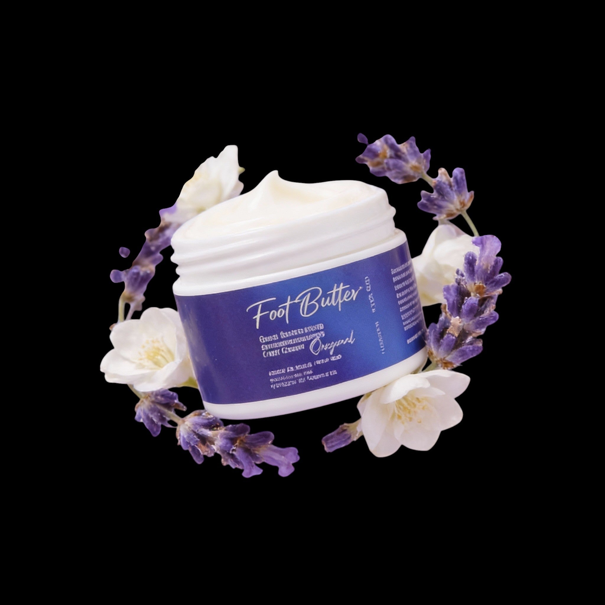 Lavender Jasmine Foot Butter Cream 1 oz – Travel Size Deep Moisture by Foot Butter by Dr Ron