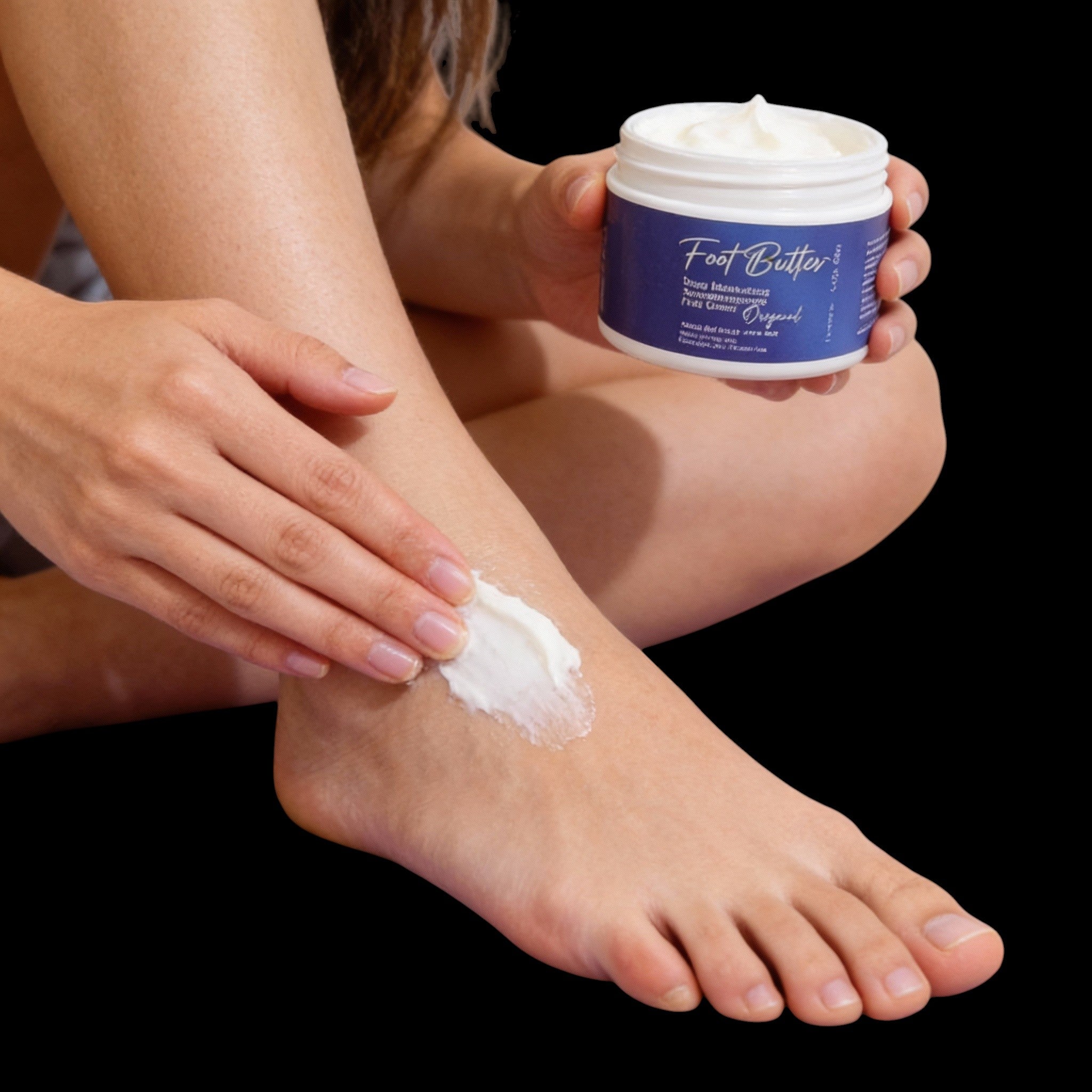 Lavender Jasmine Foot Butter Cream 1 oz – Travel Size Deep Moisture by Foot Butter by Dr Ron