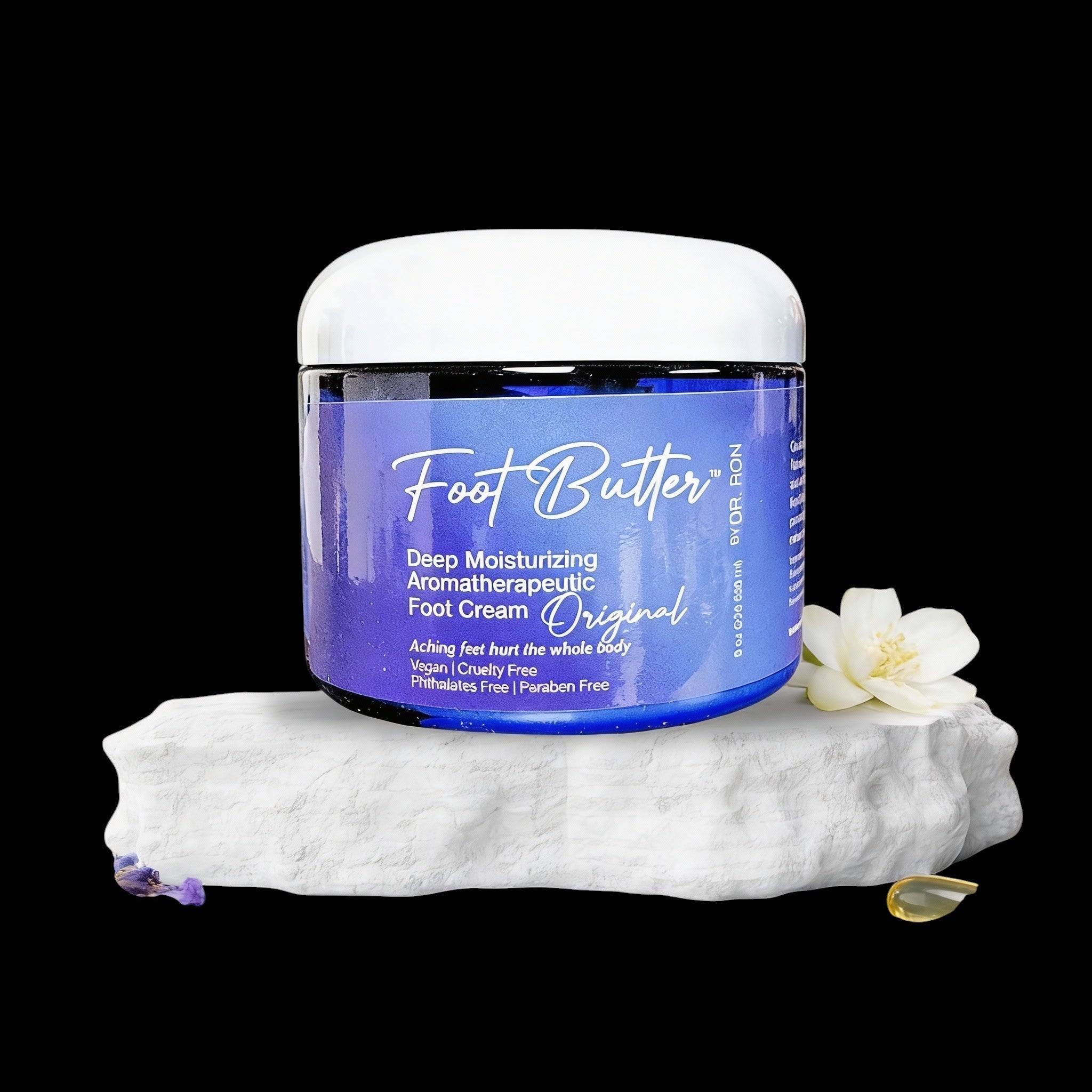 Lavender & Jasmine Foot Butter – Deep Moisturizing Foot Cream for Dry, Tired Feet by Foot Butter by Dr Ron