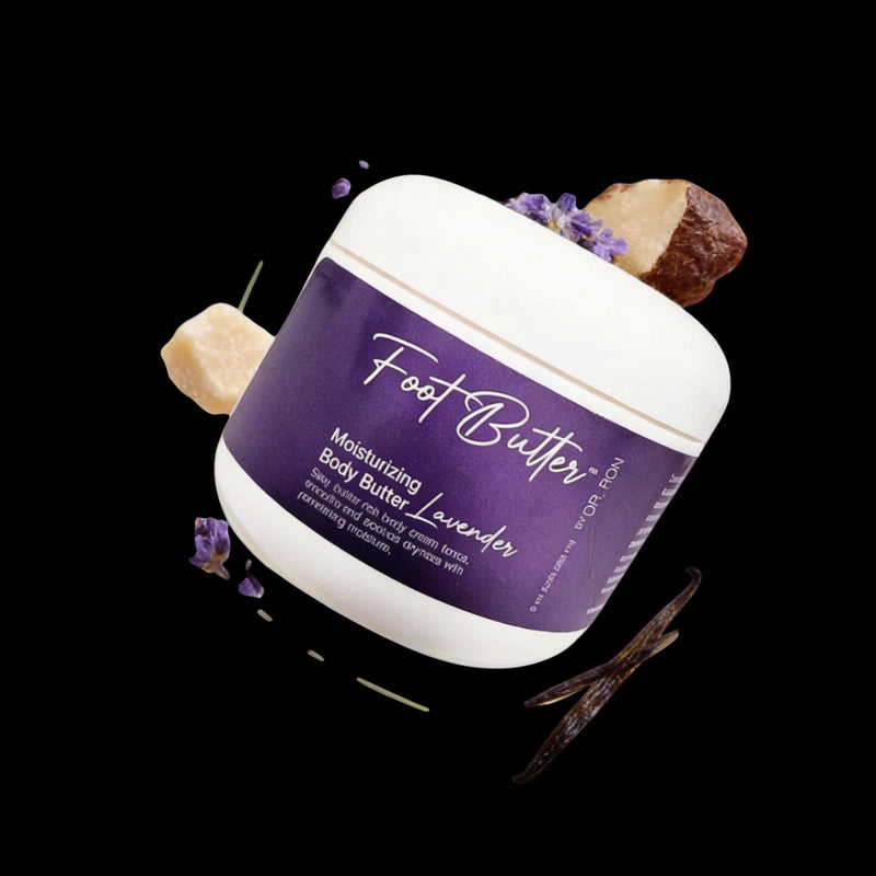 Lavender Moisturizing Body Butter – Deep Hydration for Dry Skin & Tired Feet by Foot Butter by Dr Ron
