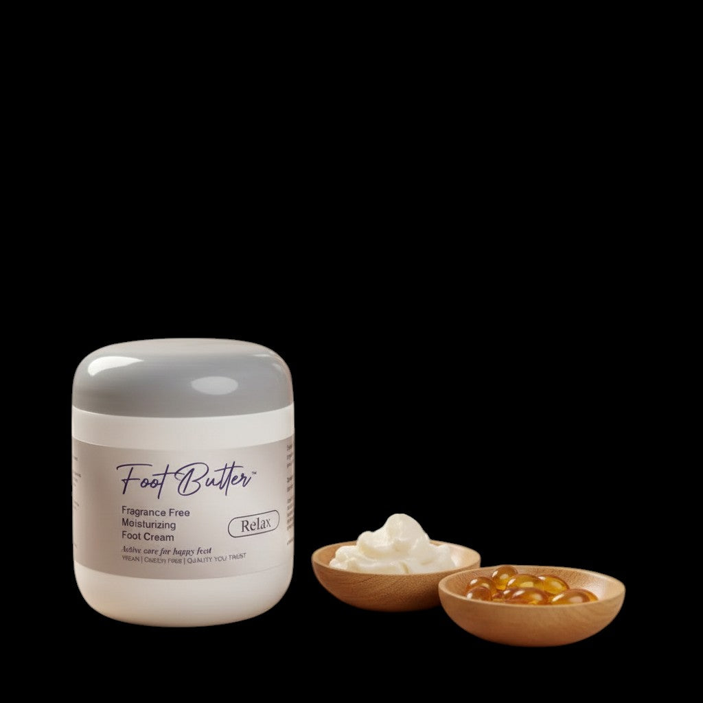 Fragrance-Free Foot Butter Massage Cream – Deep Moisture for Dry, Sensitive Feet by Foot Butter by Dr Ron