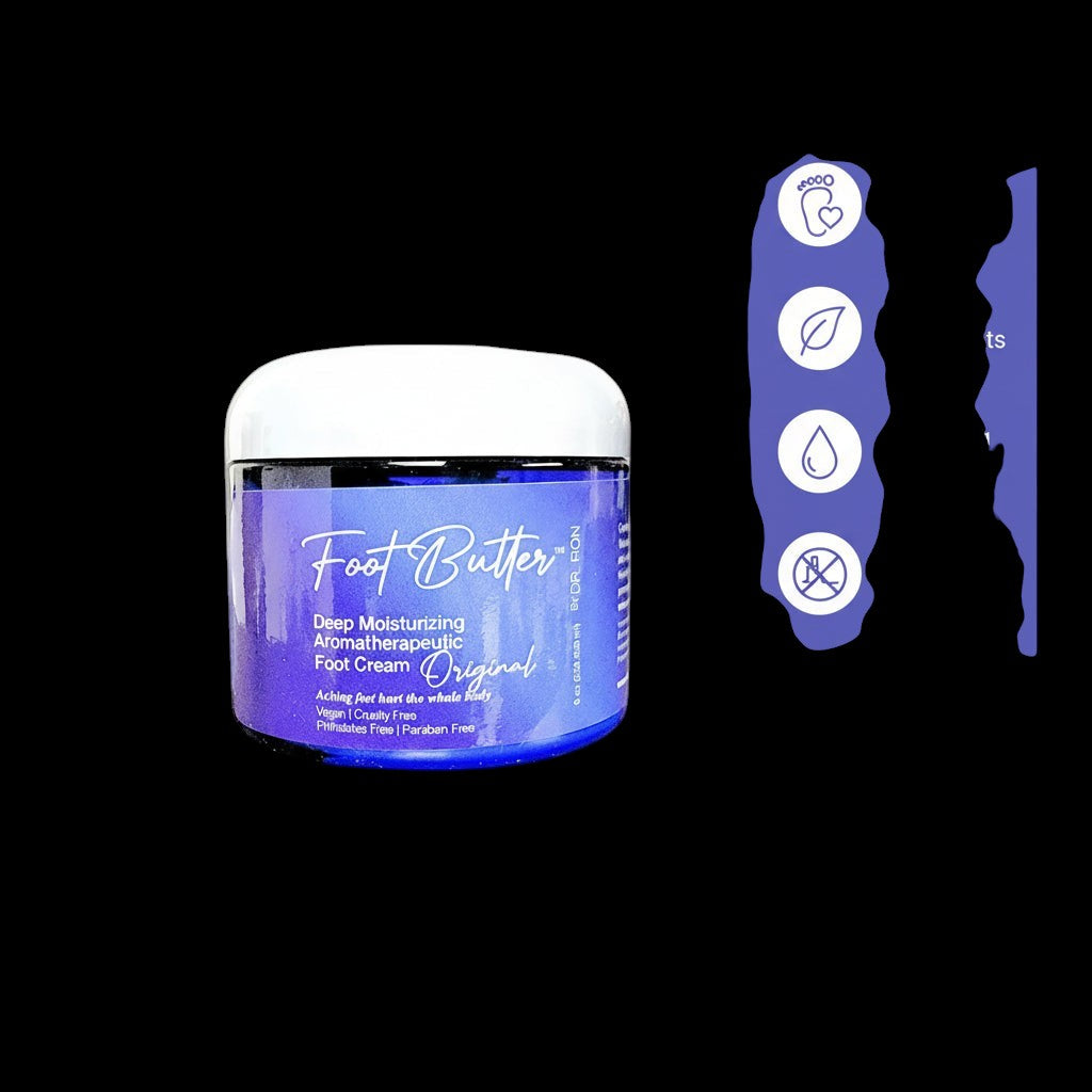 Lavender & Jasmine Foot Butter – Deep Moisturizing Foot Cream for Dry, Tired Feet by Foot Butter by Dr Ron
