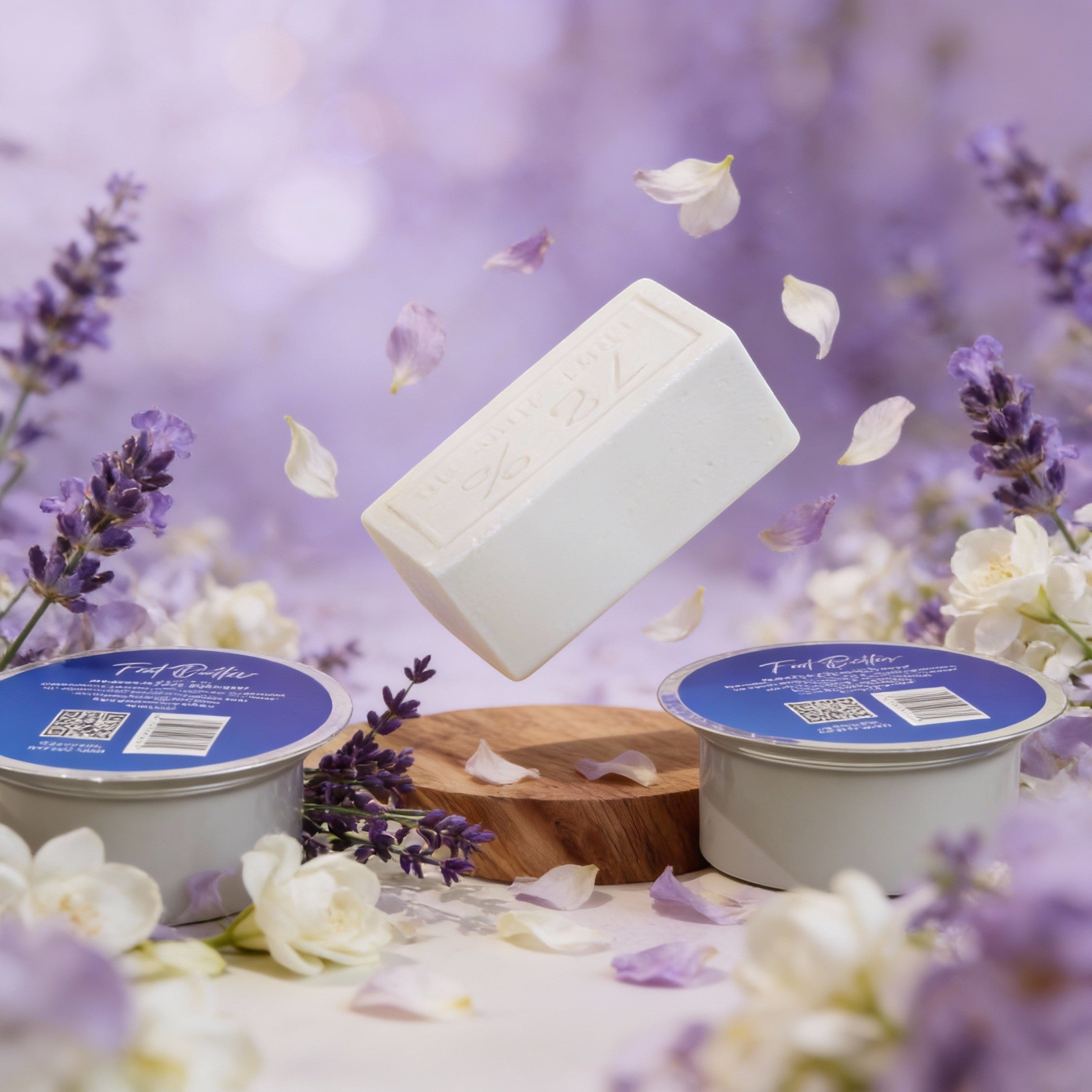 Lavender Glycerin Bath & Body Soap – Hydrating, Gentle, Moisturizing Cleanser by Foot Butter by Dr Ron