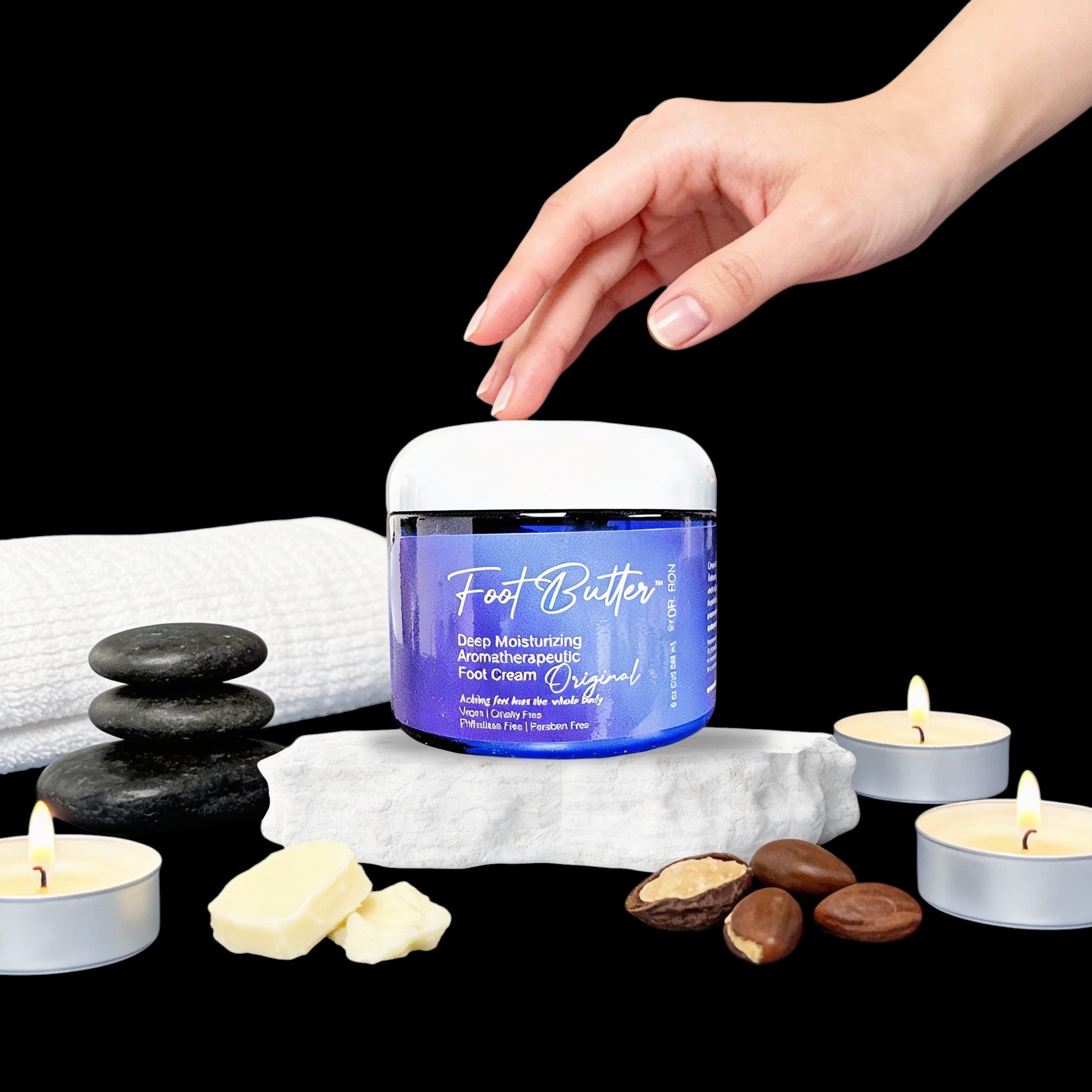 Lavender & Jasmine Foot Butter – Deep Moisturizing Foot Cream for Dry, Tired Feet by Foot Butter by Dr Ron
