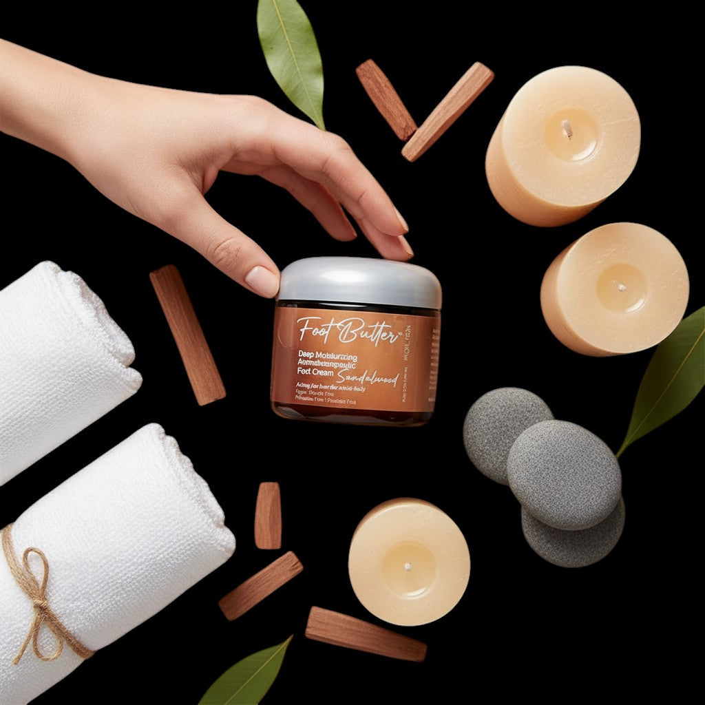 Sandalwood Foot Butter – Deep Moisturizing Foot Cream for Dry, Rough Skin by Foot Butter by Dr Ron