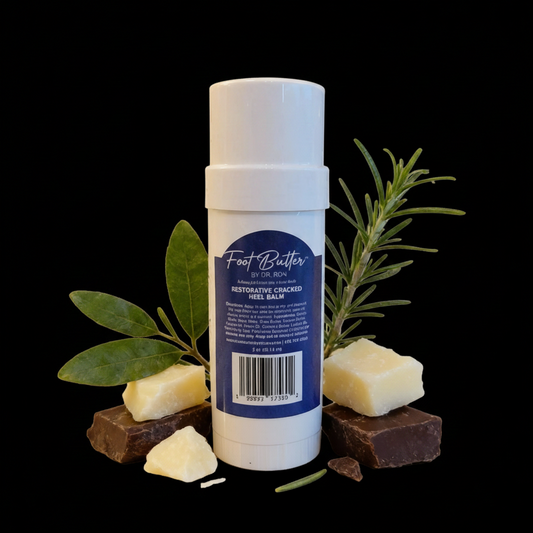 2 oz Cracked Heel Repair Balm – Restorative Moisturizer for Dry, Cracked Feet by Foot Butter by Dr Ron