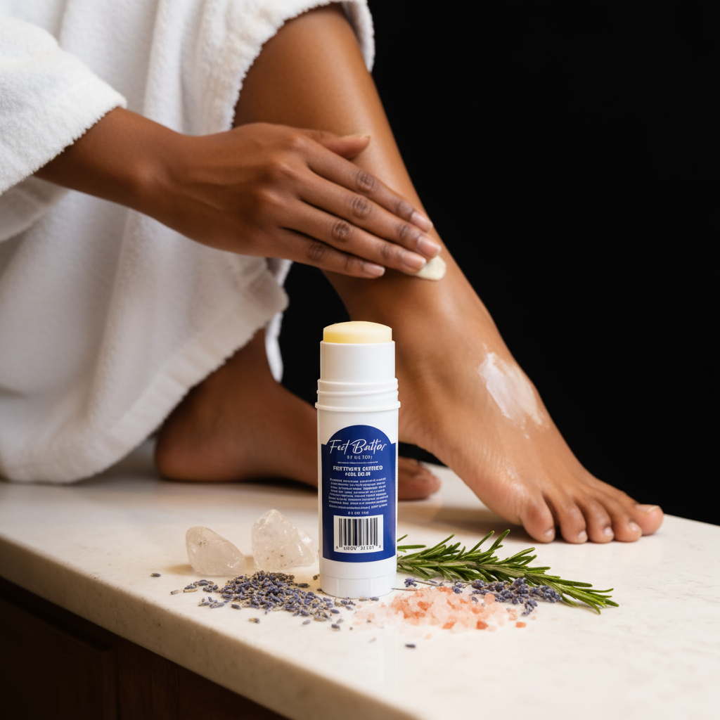 2 oz Cracked Heel Repair Balm – Restorative Moisturizer for Dry, Cracked Feet by Foot Butter by Dr Ron