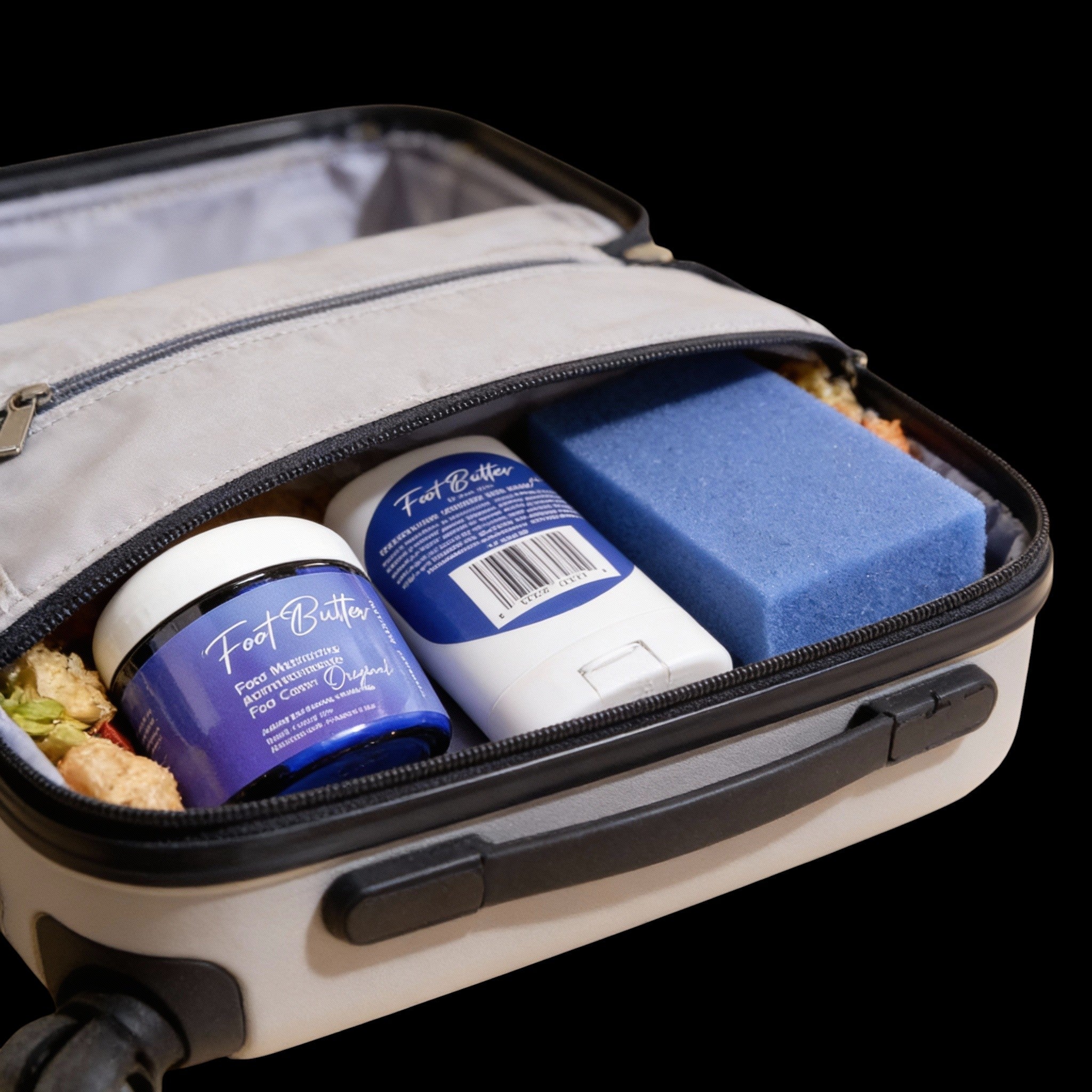 Foot Butter Travel Set – Mini Moisturizers & Pumice Scrub by Foot Butter by Dr Ron