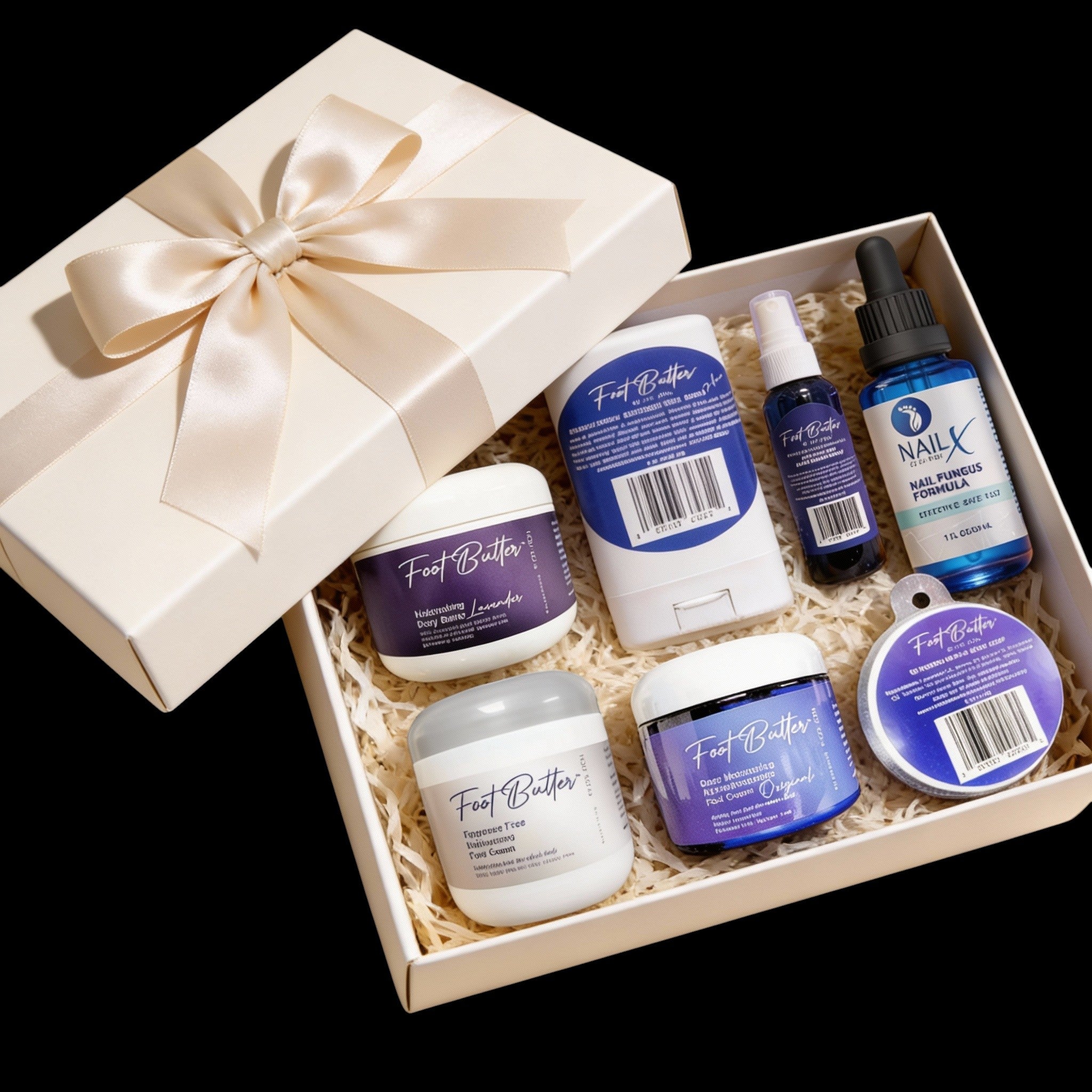 Ultimate Foot & Body Care Bundle – Foot Butter Creams, Body Butter, Heel Balm, Cooling Spray, Nail Repair & Bath Soap by Foot Butter by Dr Ron