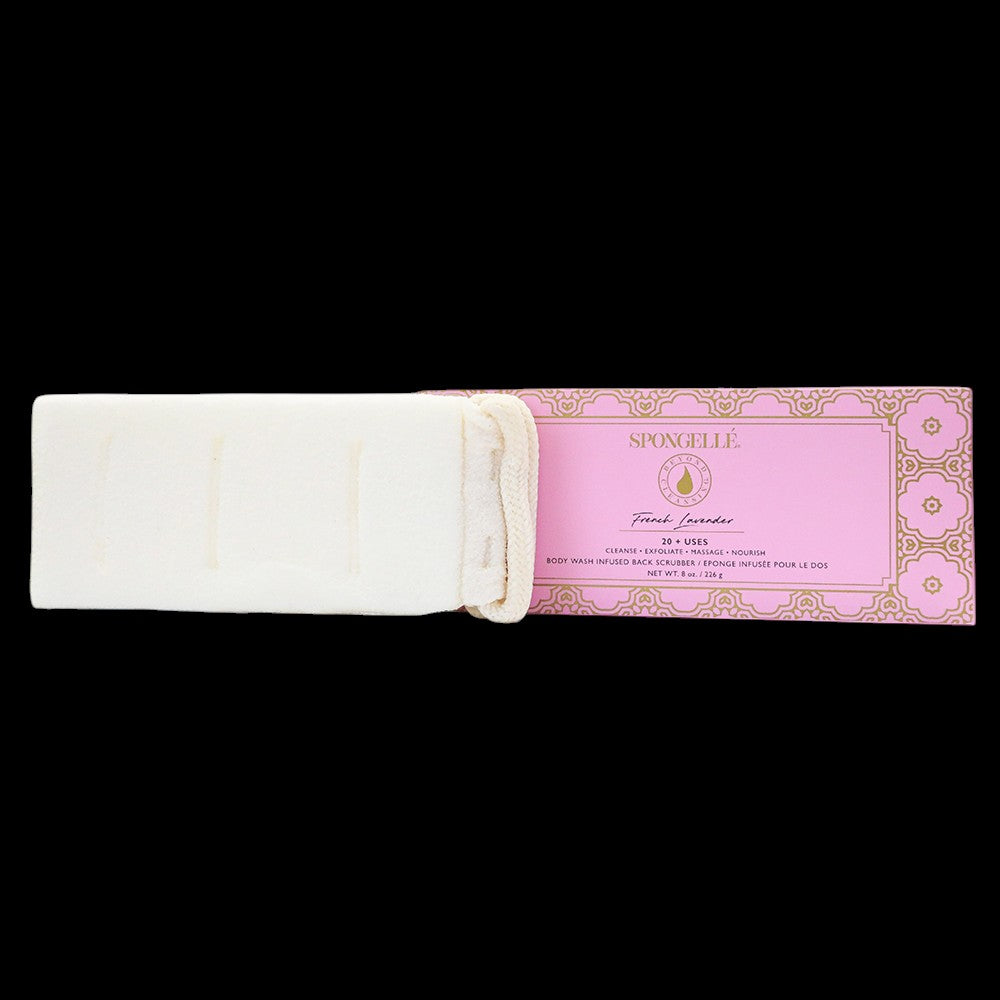 French Lavender Body Wash Infused Back Buffer by Spongellé