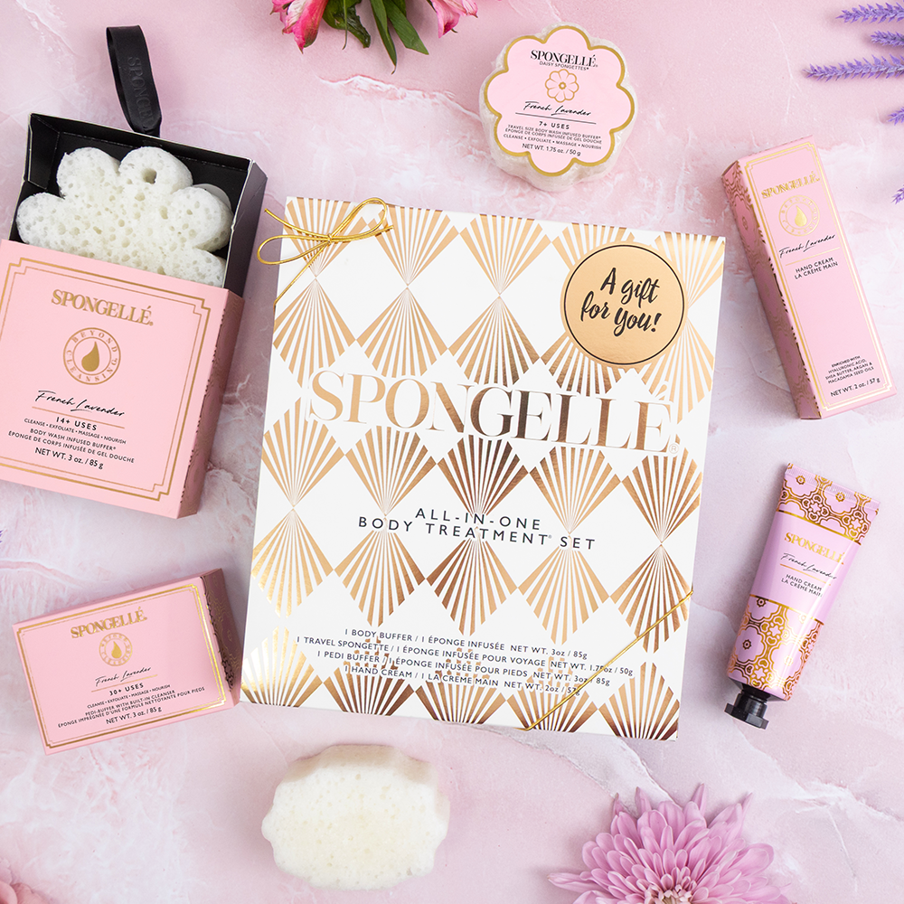 French Lavender | Daisy Gift Set by Spongellé