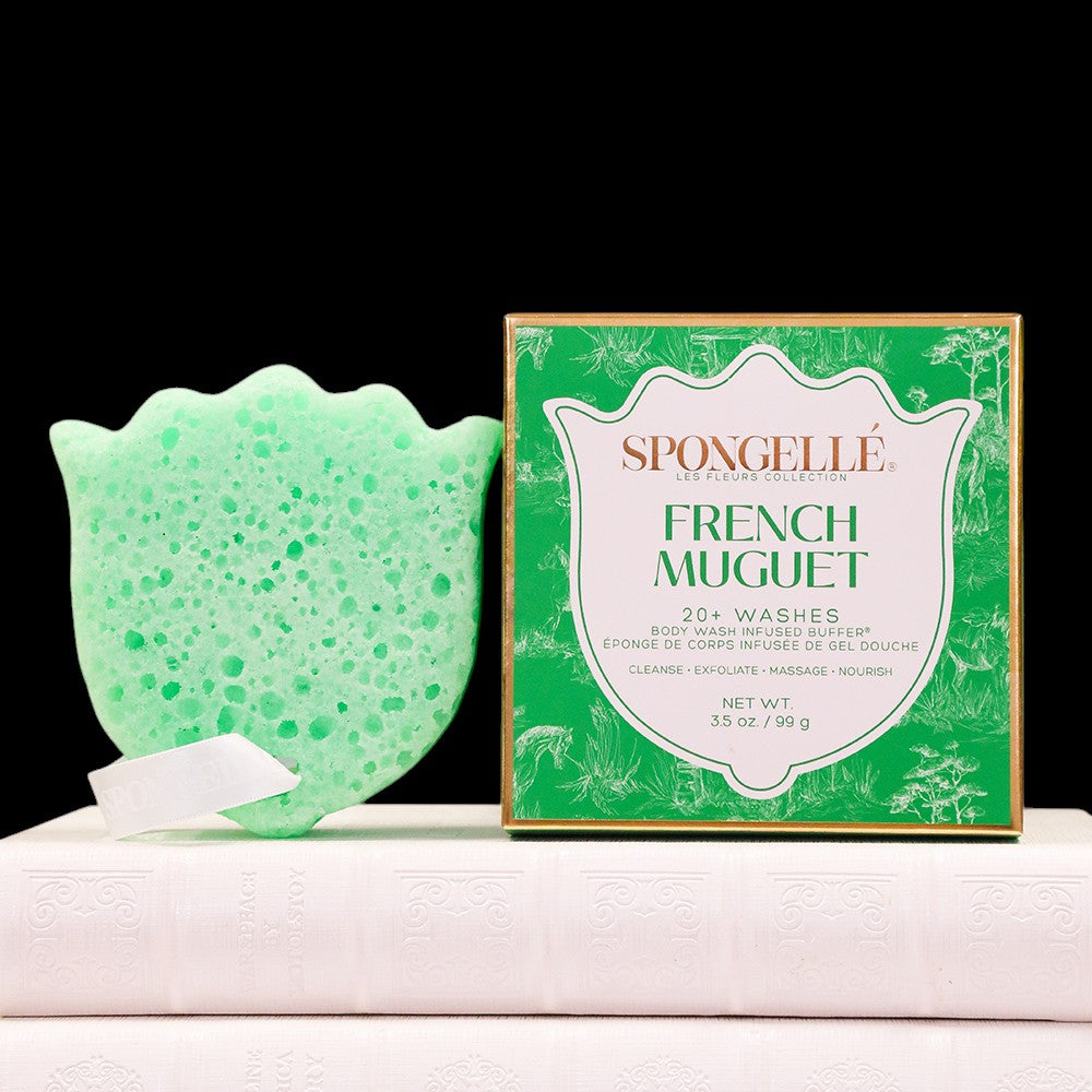 French Muguet | Les Fleurs Body Buffer by Spongellé