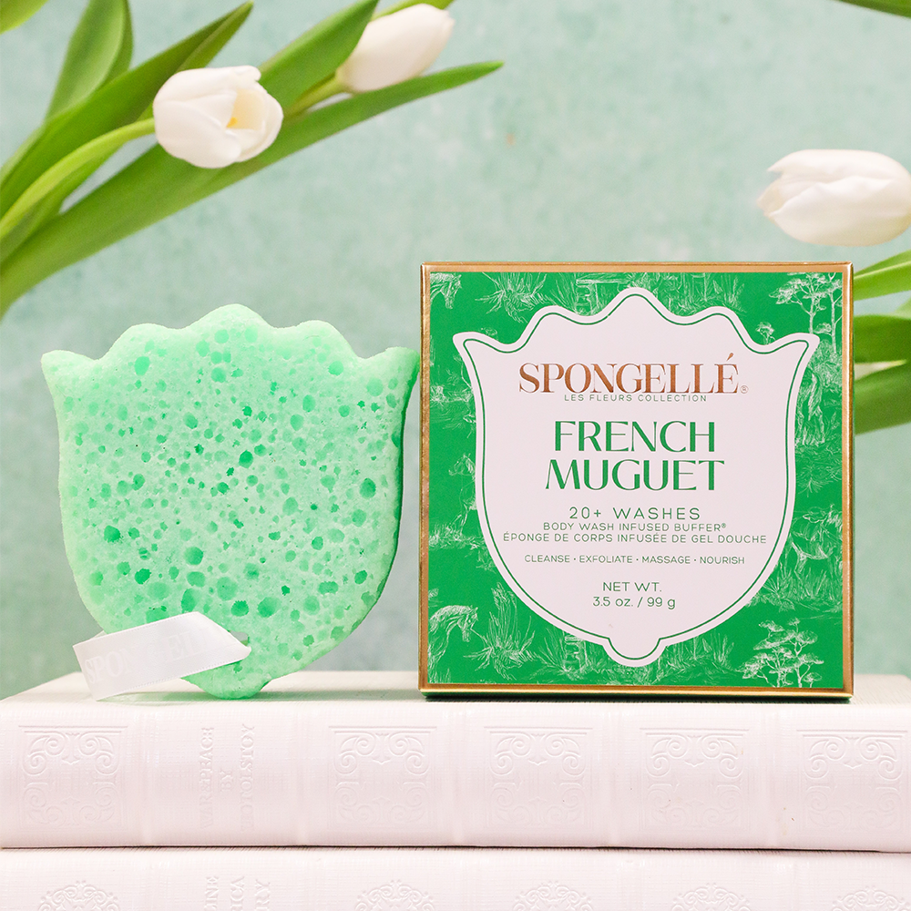 French Muguet | Les Fleurs Body Buffer by Spongellé