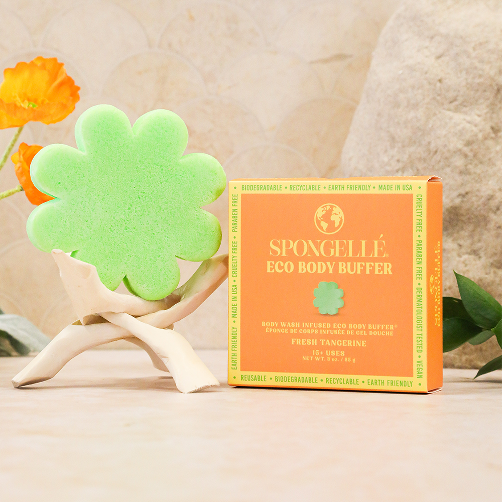 Fresh Tangerine | Eco Body Buffer by Spongellé