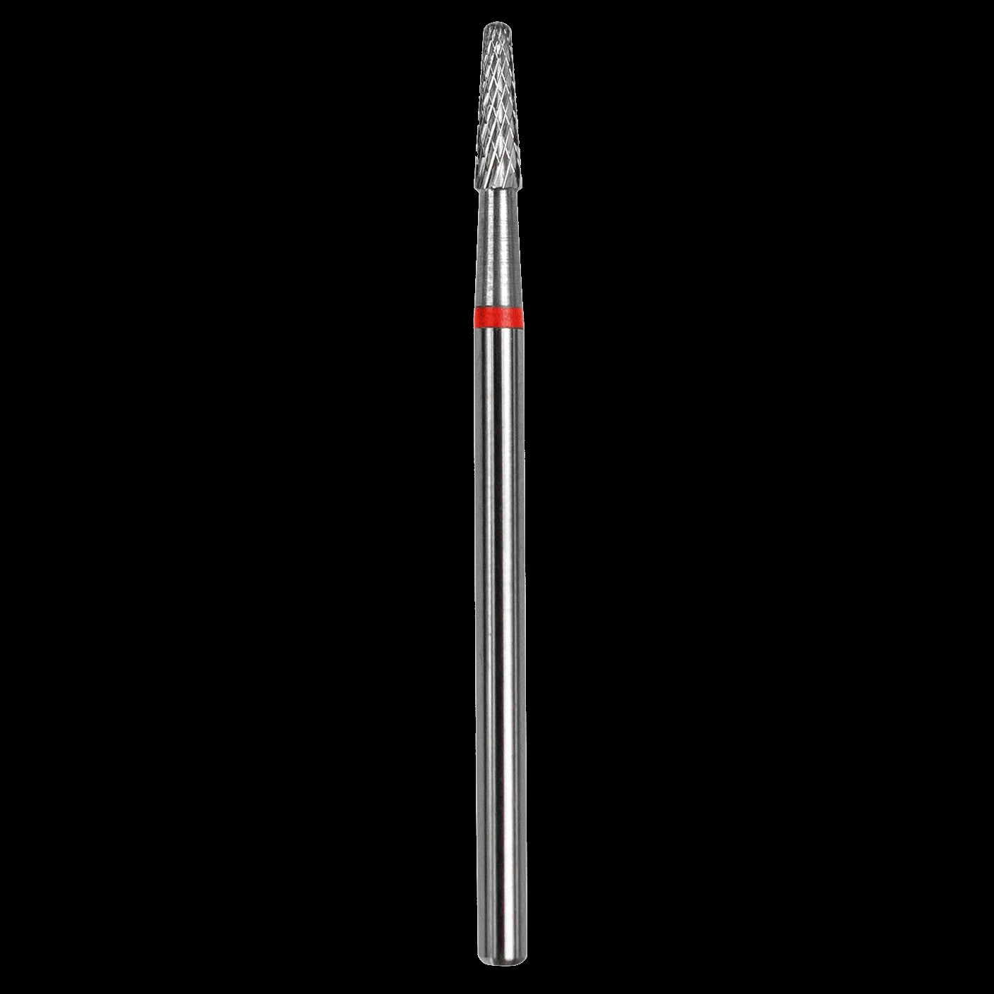 CARBIDE NAIL DRILL BIT, "CONE", RED, HEAD DIAMETER 8/23MM (FT71R023/8) (№74) - STALEKS™ by kvadrat store