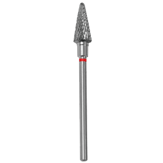 CARBIDE NAIL DRILL BIT, "CONE", RED, HEAD DIAMETER 6/14MM (FT71R060/14) (№82)- STALEKS™
