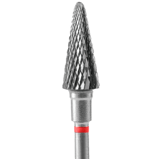 CARBIDE NAIL DRILL BIT, "CONE", RED, HEAD DIAMETER 6/14MM (FT71R060/14) (№82)- STALEKS™