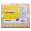 STALEKS PRO EXPERT 10 WOODEN WAX APPLICATOR STICK №1 100 PCS DSW-10 - STALEKS™ by kvadrat store