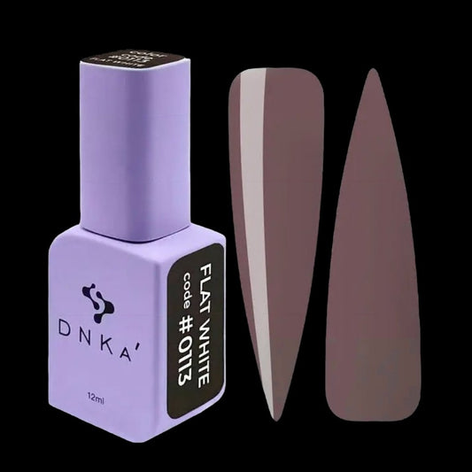 GEL POLISH COLOR #0113 FLAT WHITE 12ml - DNKa™ by kvadrat store