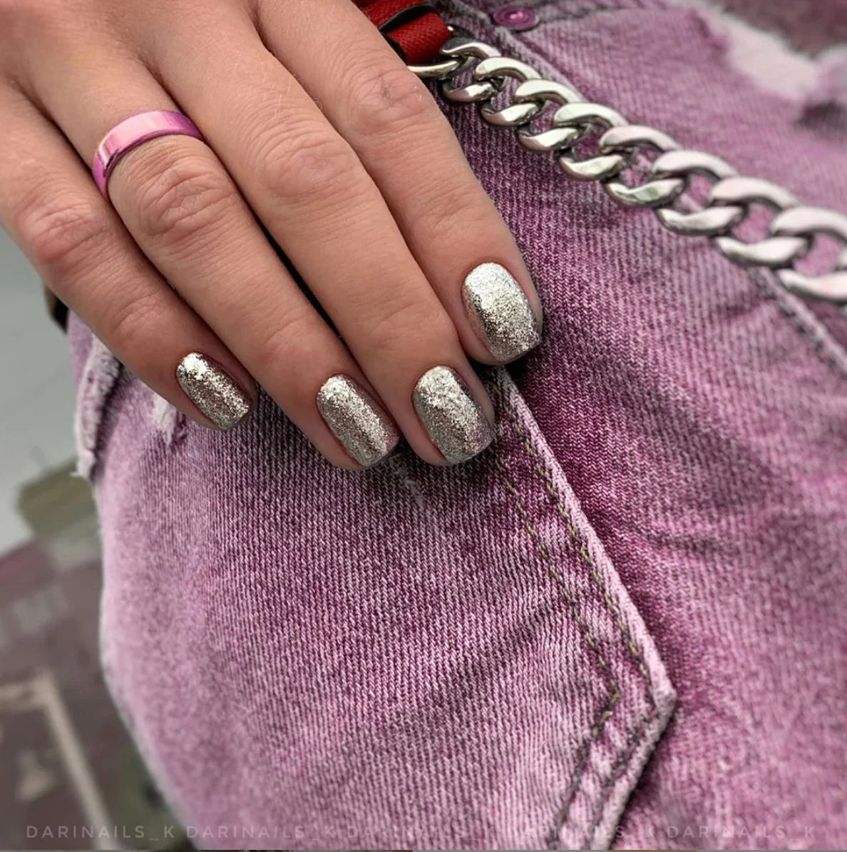 Akzentz - Gel Play - Glitz Pewter Quartz, 4g