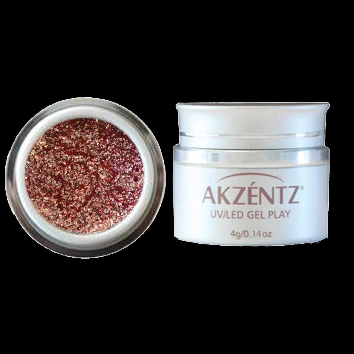 Akzentz Gel Play - Glitz Rose Gold Leaf by kvadrat store