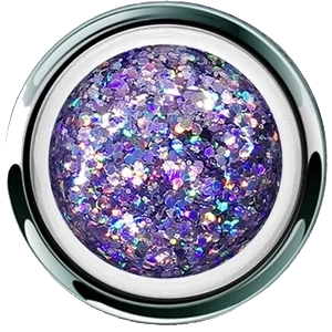 Akzentz - Gel Play - Glitter Crush Purple, 4g