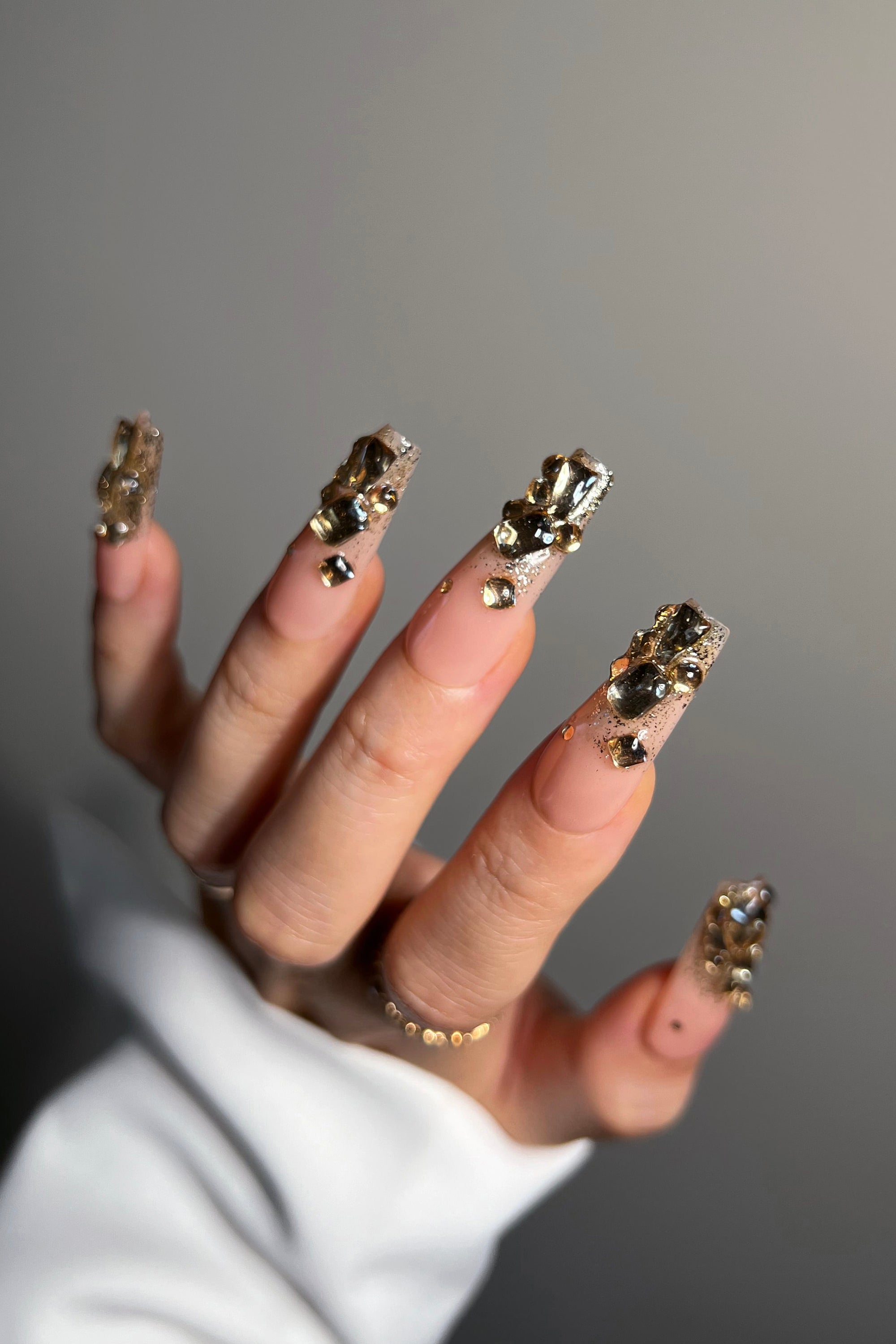 Cleopatra's Gold | Pro Handmade Gel Nails by Bonmuz