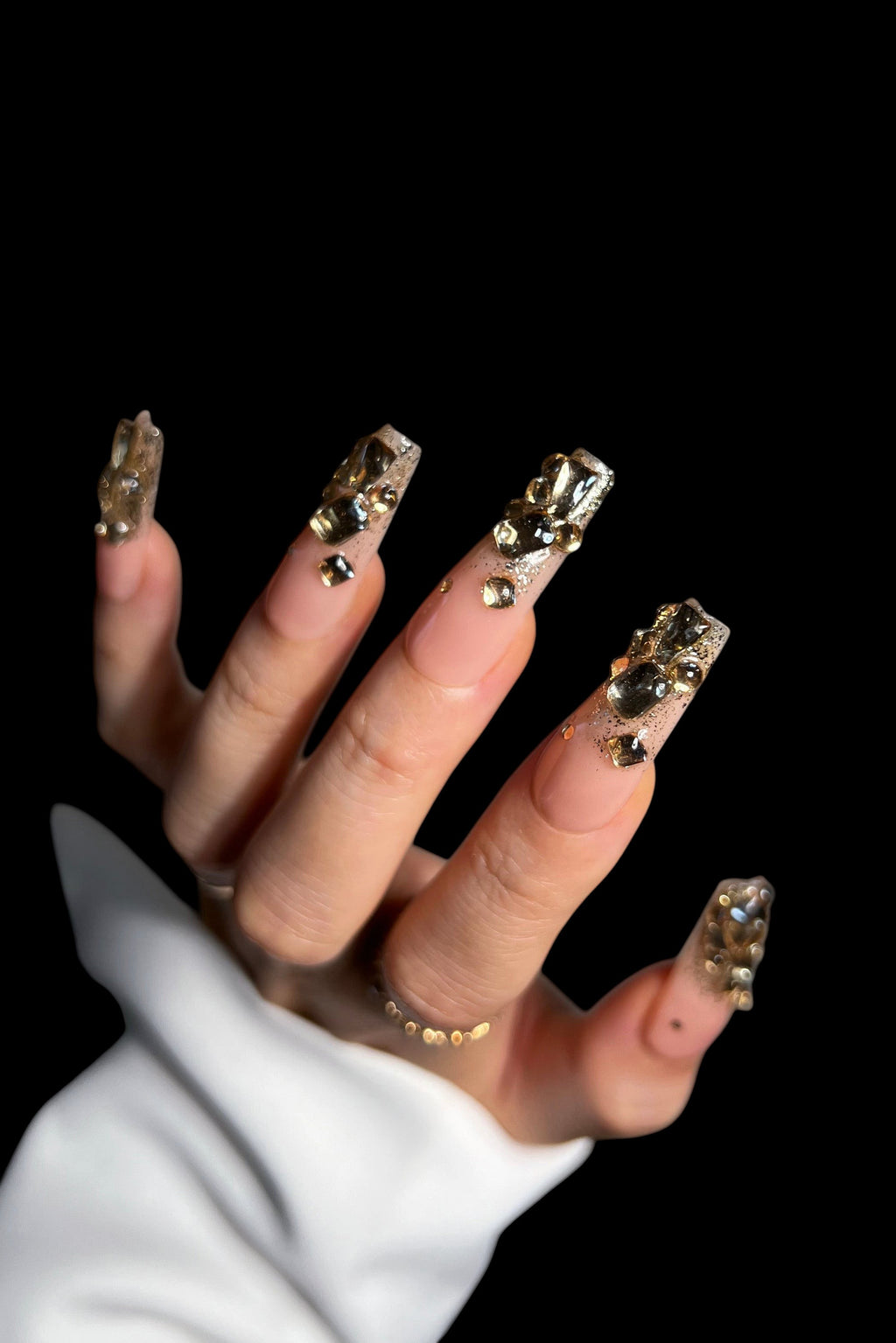 Cleopatra's Gold | Pro Handmade Gel Nails by Bonmuz