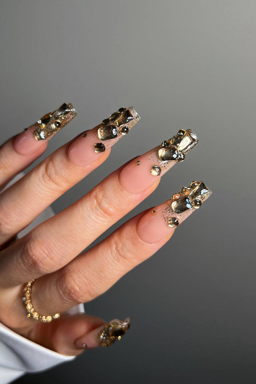 Cleopatra's Gold | Pro Handmade Gel Nails by Bonmuz