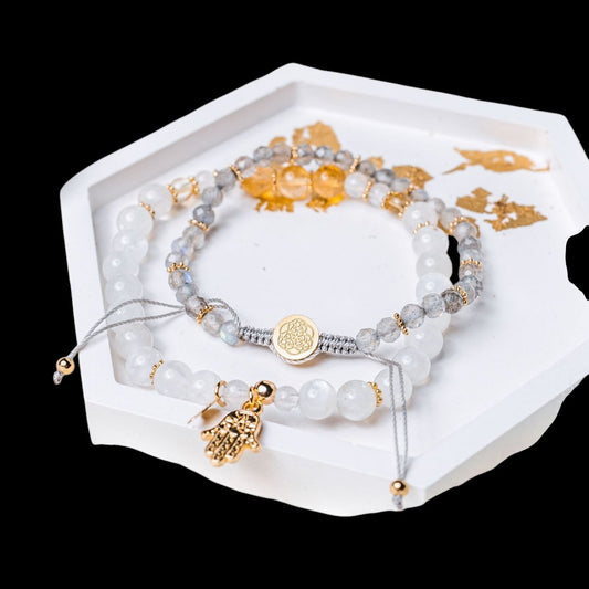 Golden Hand of Fortune - Bracelets of Wealth - AetherLux.Shop