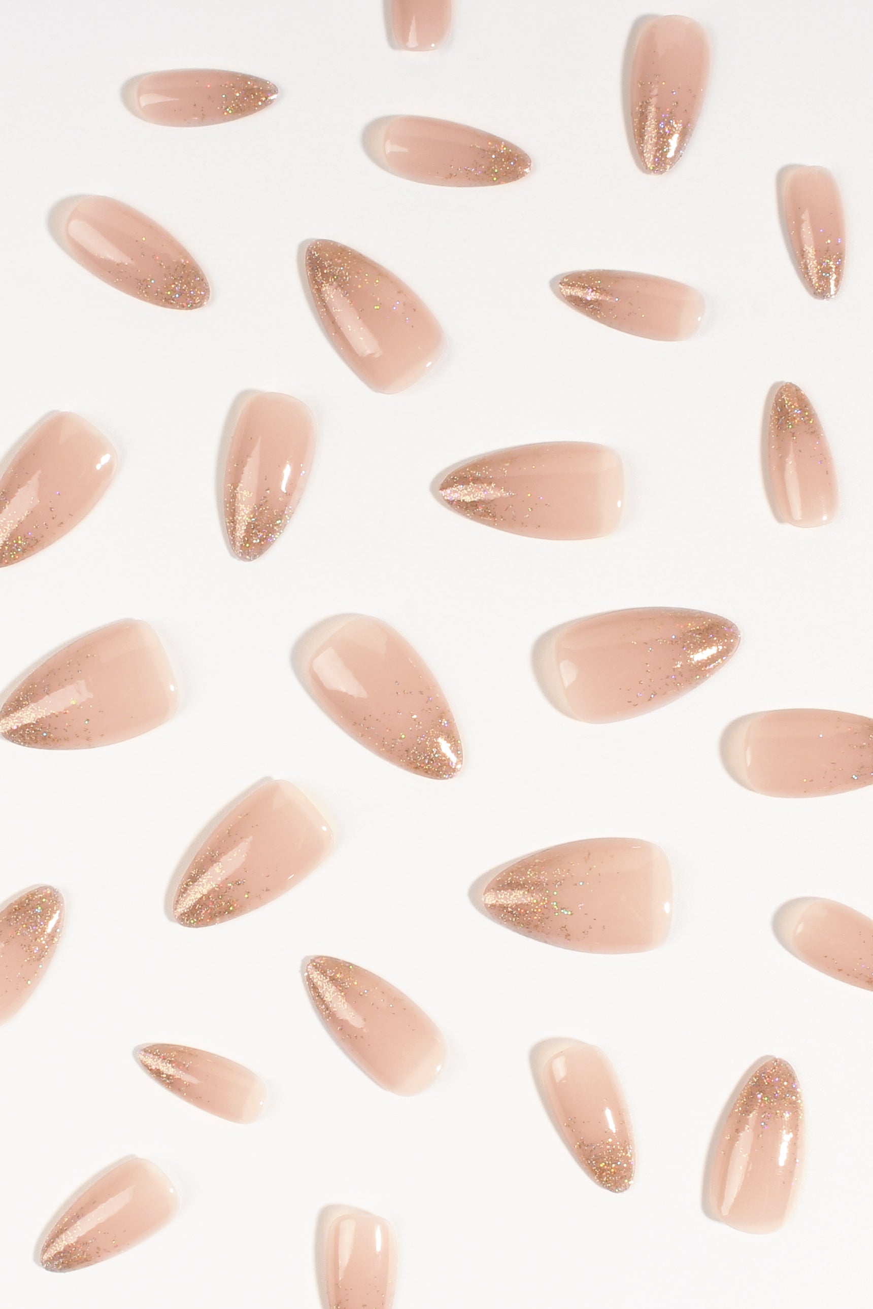 Golden Prosperity | Soft & Durable Press-On Nails by Bonmuz