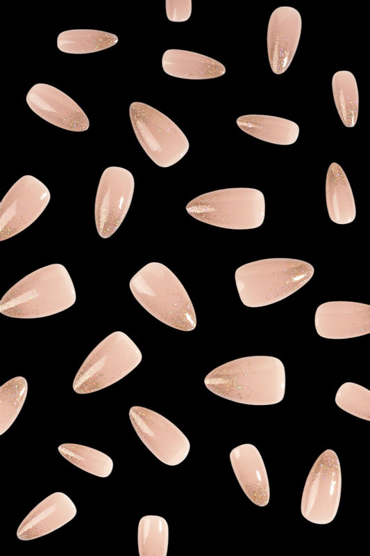 Golden Prosperity | Soft & Durable Press-On Nails - AetherLux.Shop