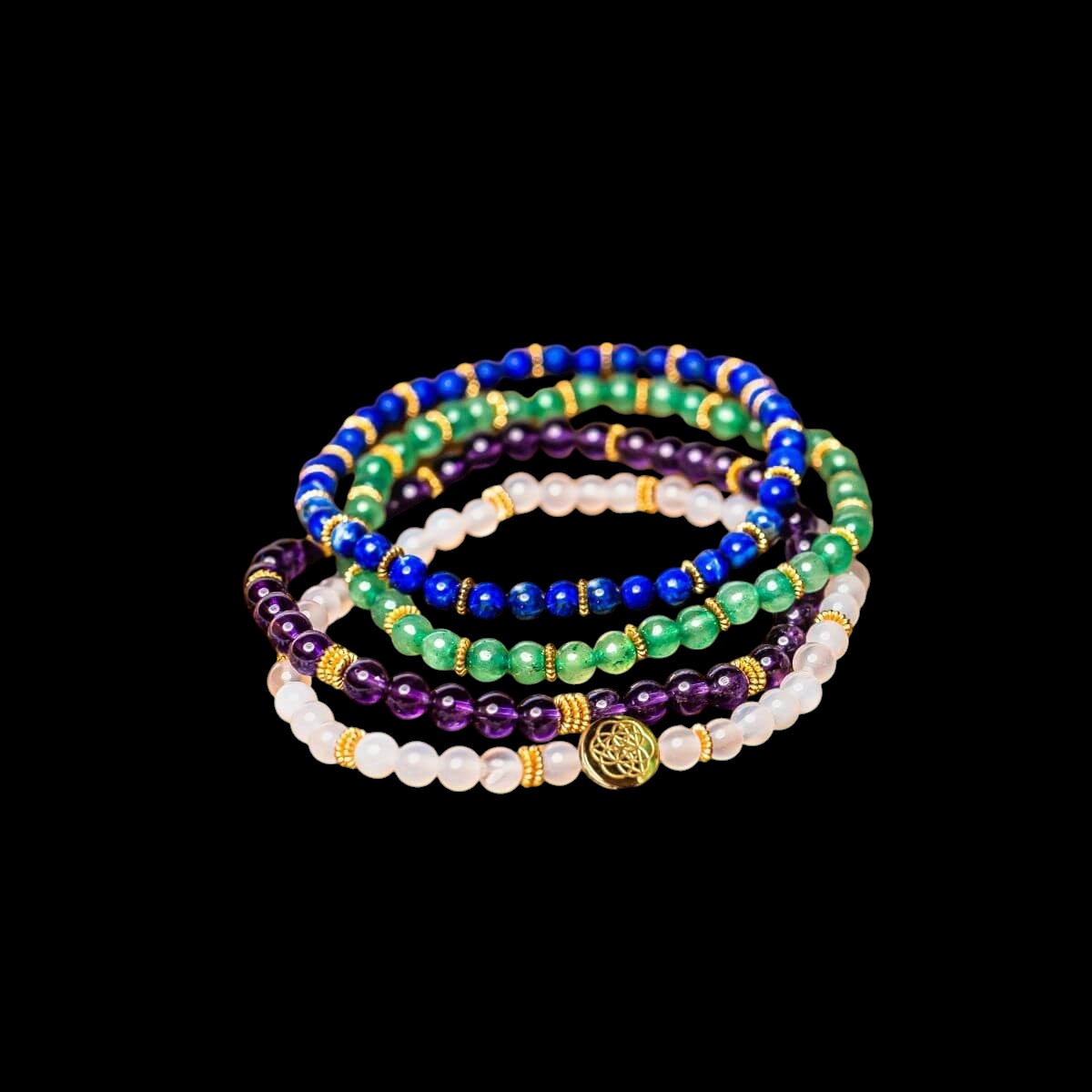 Good Karma Bracelet Set of Luck & Success Pack of 4 by Conscious Items