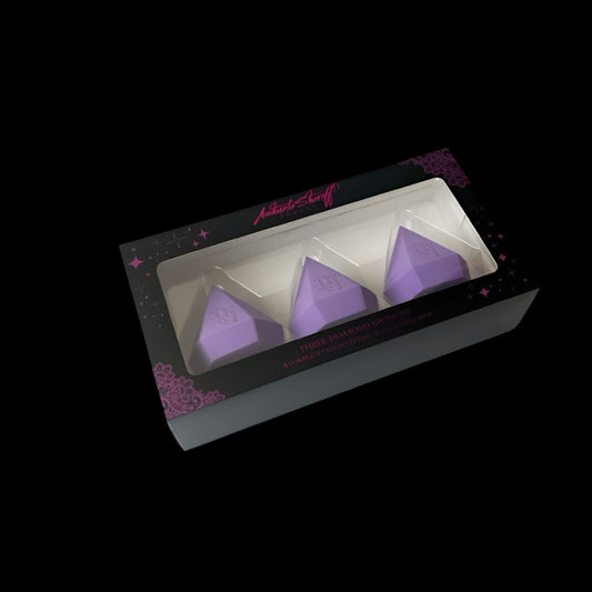 Ashunta Sheriff Beauty Diamond Sponge 3 pc set by Ashunta Sheriff Beauty