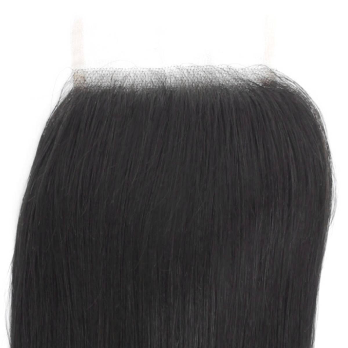Brazilian Silky Straight 4x4 Transparent Lace Human Hair Closure by Private Label