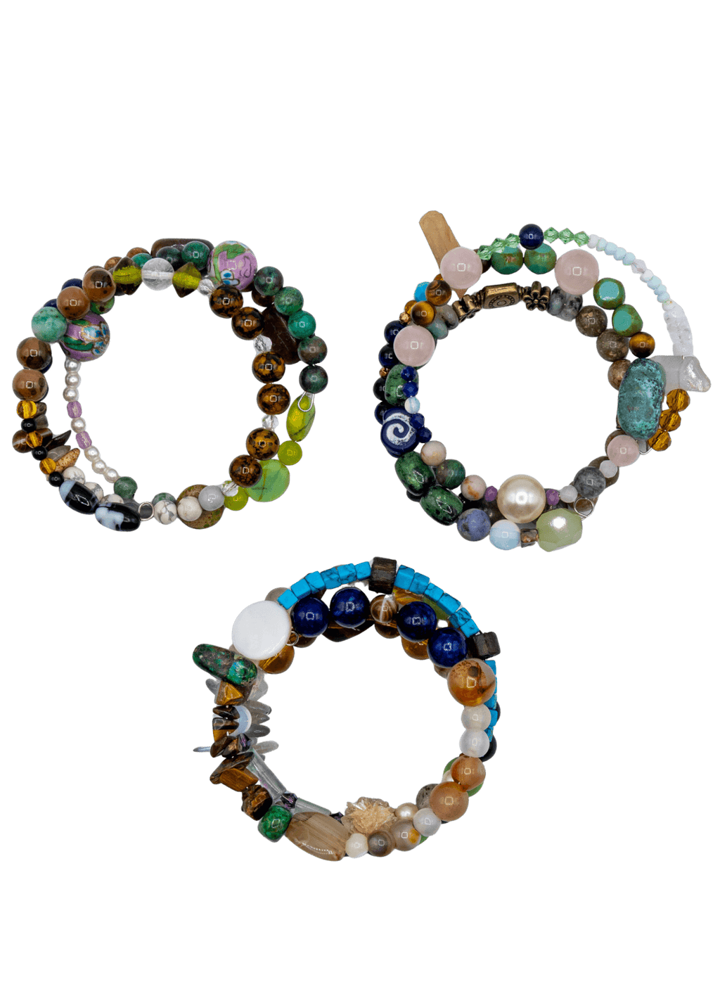 Handmade Beaded Wrap Bracelets