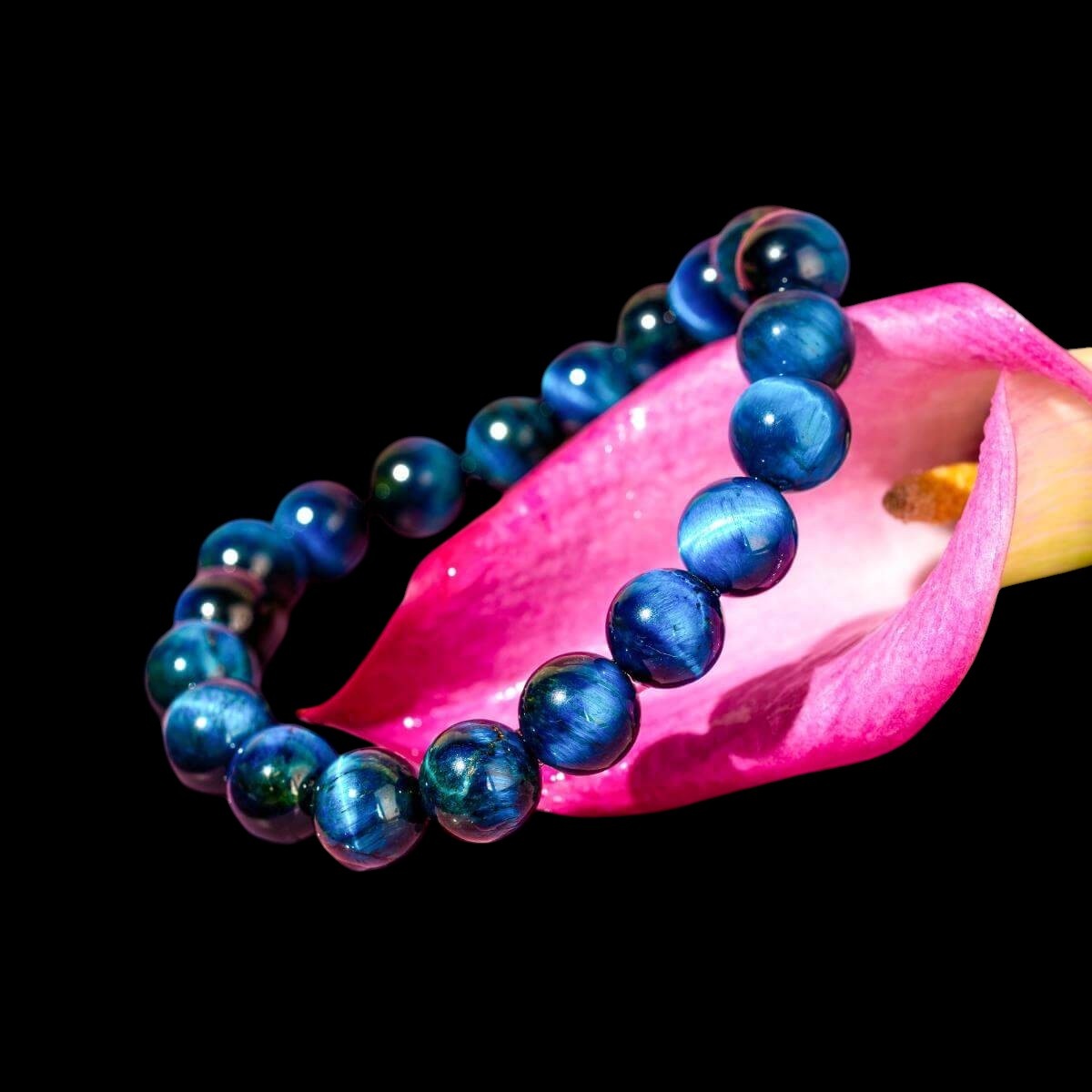 Hawk’s Focus – Royal Blue Tiger’s Eye Bracelet by Conscious Items
