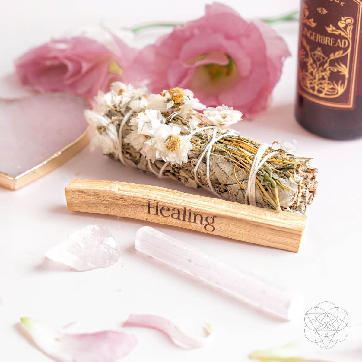 Heal My Heart - Holistic Healing Smudge Kit (5 pieces) by Conscious Items