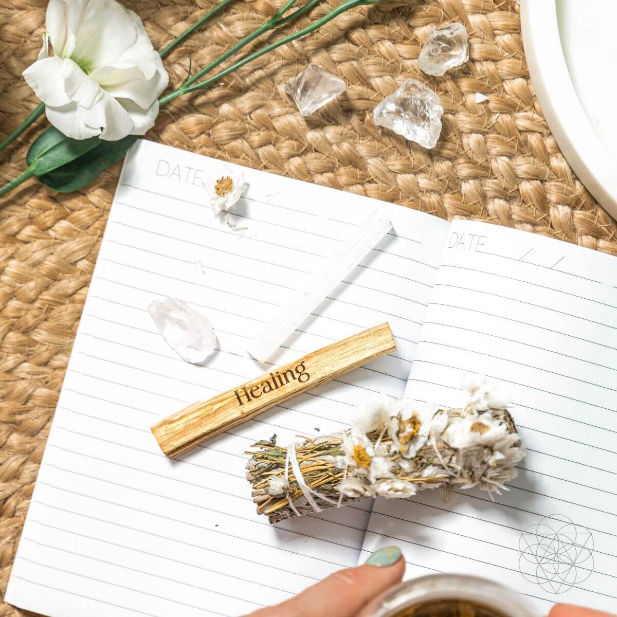 Heal My Heart - Holistic Healing Smudge Kit (5 pieces) by Conscious Items