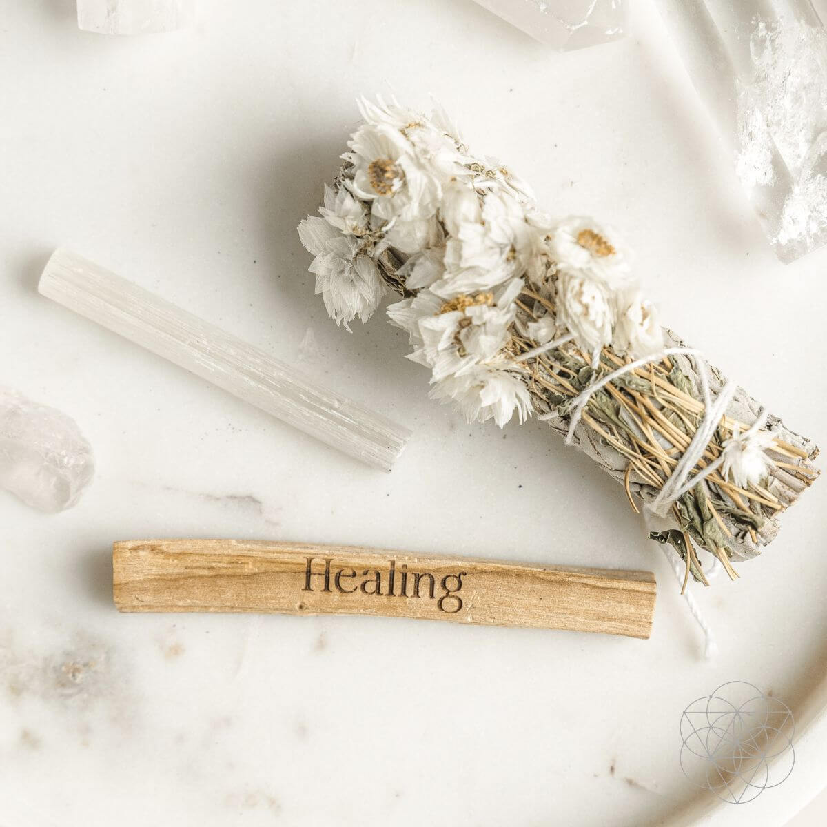 Heal My Heart - Holistic Healing Smudge Kit (5 pieces) by Conscious Items