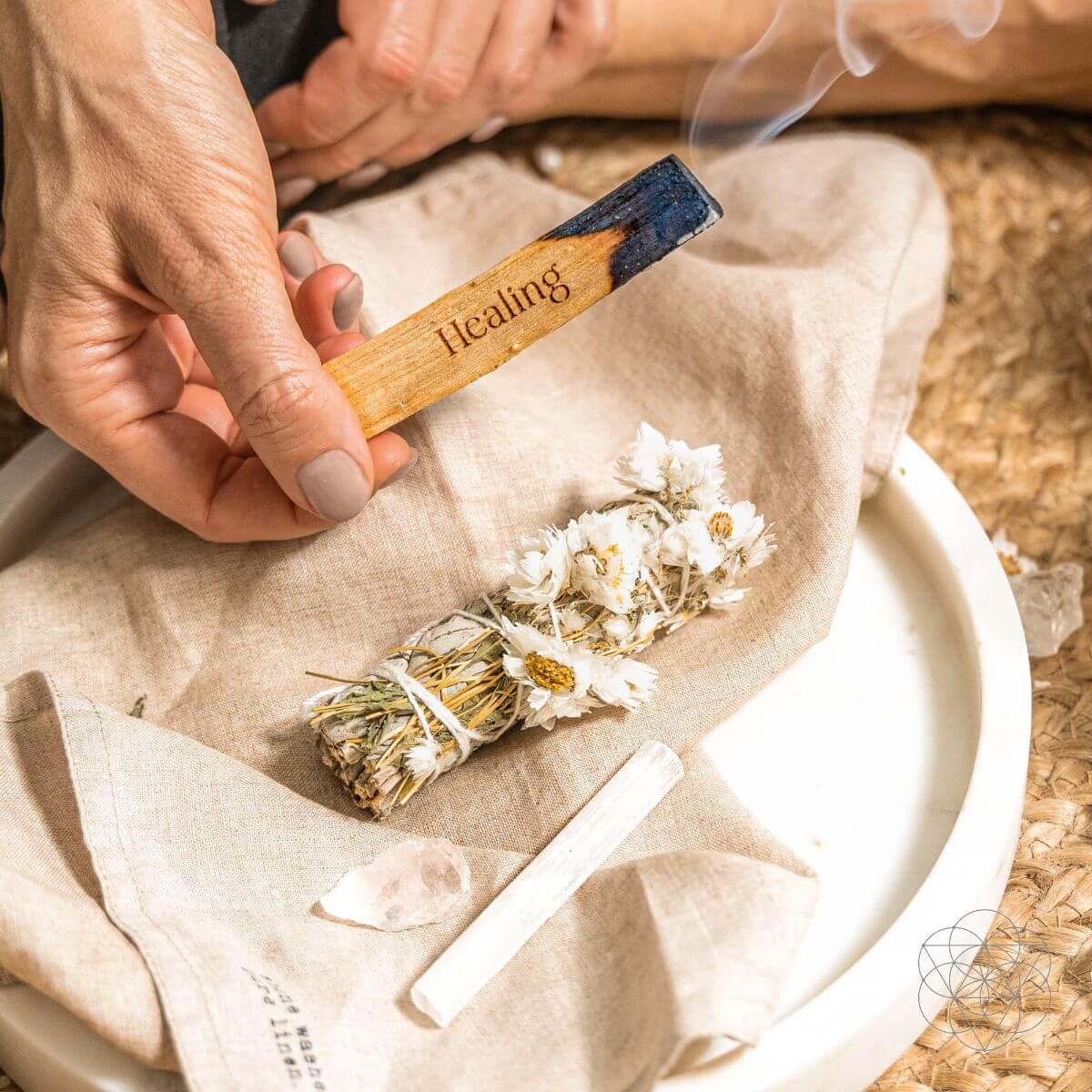 Heal My Heart - Holistic Healing Smudge Kit (5 pieces) by Conscious Items