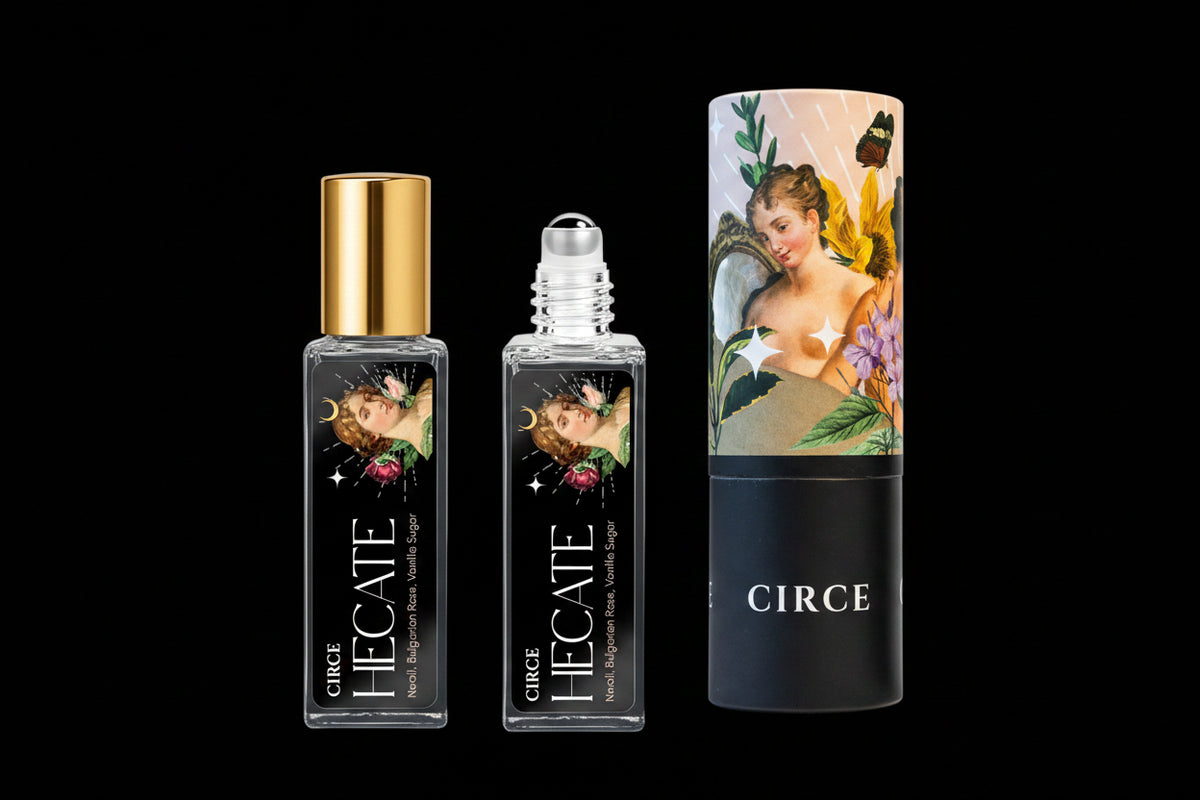 Hecate Goddess Perfume Oil – Neroli, Rose & Vanilla Roller | 10ml by Circe Boutique