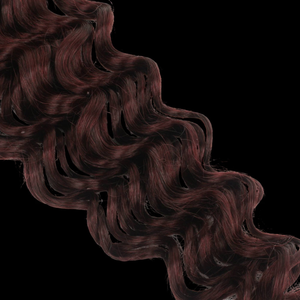 Burgundy Deep Wave Color 99J Bulk 100% Human Braiding Hair by Private Label