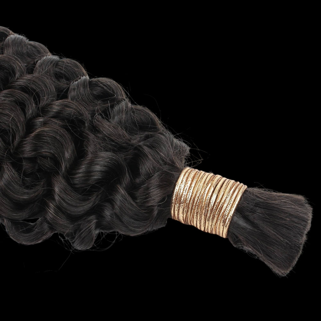 Water Wave Bulk 100% Human Braiding Hair by Private Label